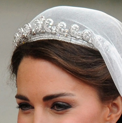 O casamento real & a tiara de diamantes