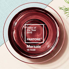 Inspire-se com Marsala, a cor de 2015!